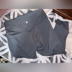 Athleta Charcoal Grey Elation Train 7/8 Leggings